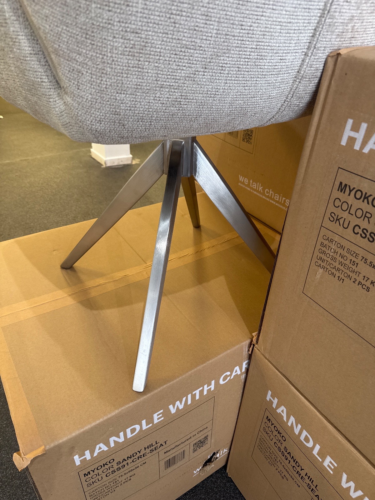 Eetkamerstoelen, in 2 kleur combi’s